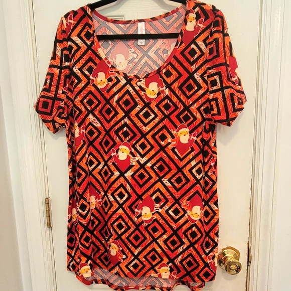 Lularoe Christmas Collection Classic Tee XL - Picture 2 of 8